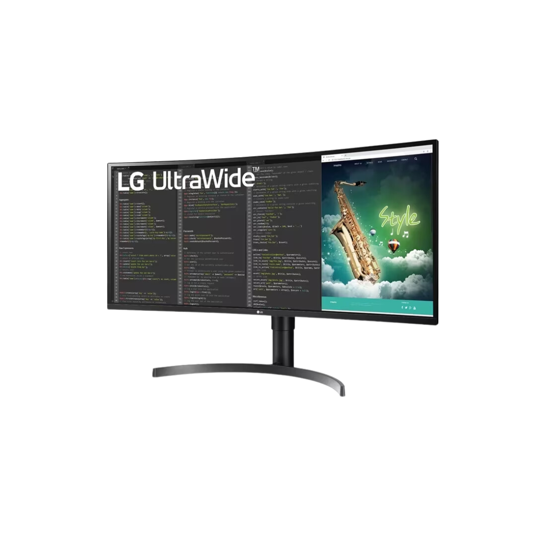 LG UltraWide 35WN75C Curved Monitor with 3440 x 1440 Resolution and 21:9 Aspect Ratio