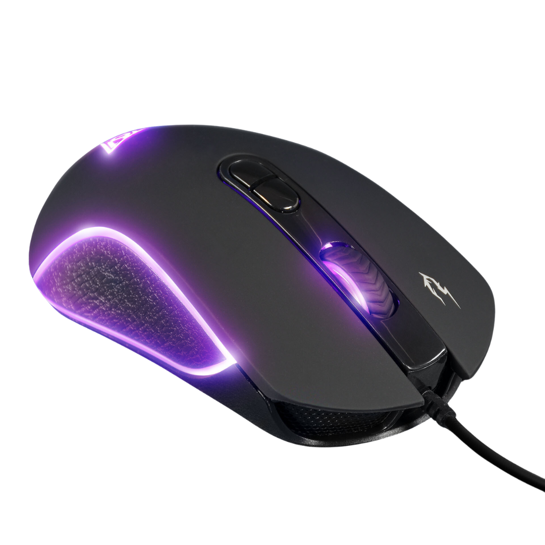 Gamdias ZEUS E3 Gaming Mouse and NYX E1 Mousepad Combo Set - RGB Optical Sensor 3600 DPI 7 Keys