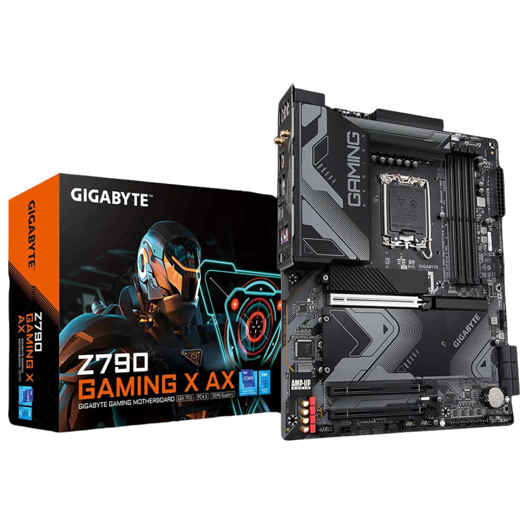 GIGABYTE Z790 Gaming X AX Motherboard, LGA1700 Socket, DDR5 7600(O.C.), 2.5GbE LAN, WiFi 6E, PCIe 5.0, NVMe RAID