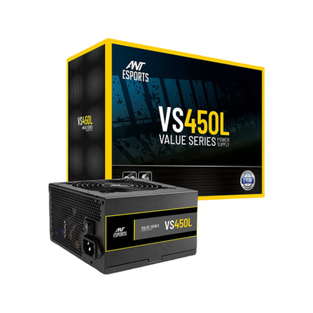 Ant Esports PSU.VS450L Power Supply with OCP-OPP Protection, 120MM Fan, 2 Years Warranty