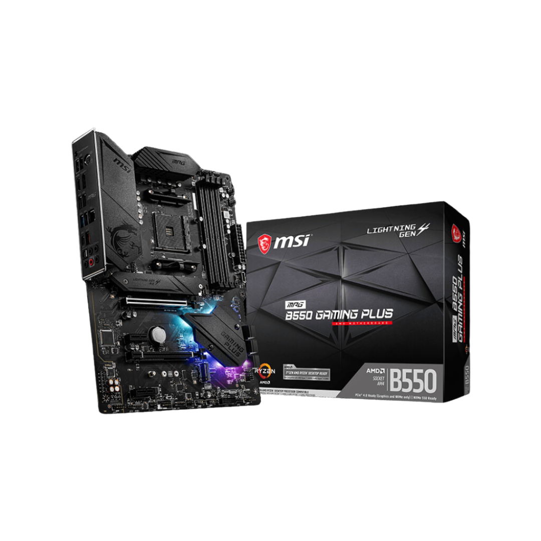 MSI MPG B550 GAMING PLUS AM4 128GB DDR4 ATX Motherboard