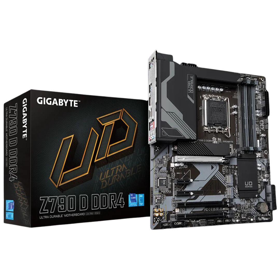 Gigabyte Z790D DDR4 ATX Motherboard with Intel Z790 Express Chipset and Support for 14th, 13th, and 12th Generation Intel Core CPUs