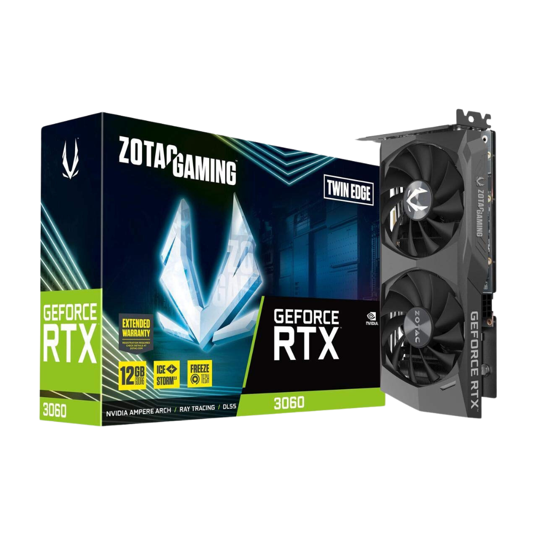 ZOTAC GAMING GEFORCE RTX 3060 Twin Edge 12GB GDDR6 Graphics Card