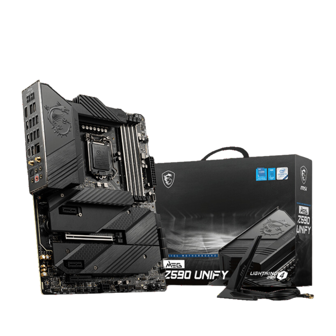 MSI Z590 UNIFY ATX Motherboard with Intel Z590 Chipset and WiFi 6E