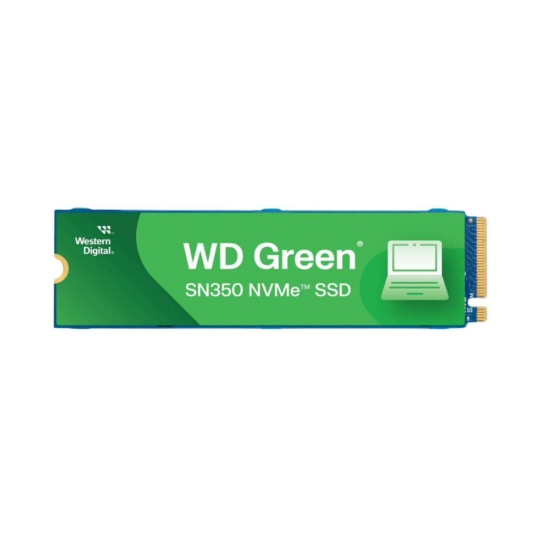 WD Green SN350 480GB NVMe SSD - PCIe Gen3, 3D NAND, 1500MB/s, 300K IOPS