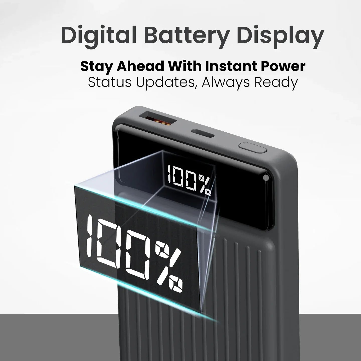 PORTRONICS Luxcell B Powerbank 10000 mAH | BIS Certified | Compact |Dual Port