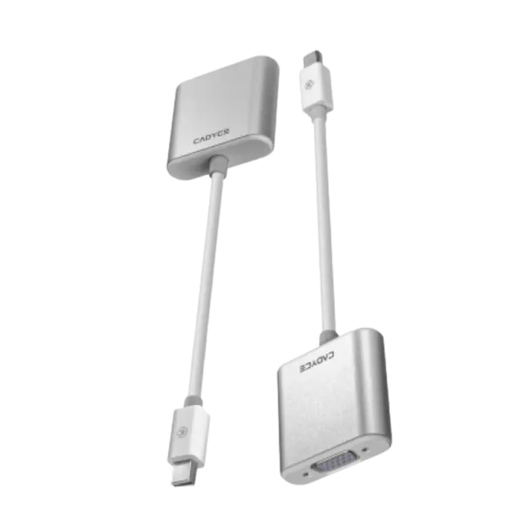 CADYCE Mini DisplayPort to VGA Adapter - 1920x1200 Resolution, HDCP 1.3, FCC, CE Compliant