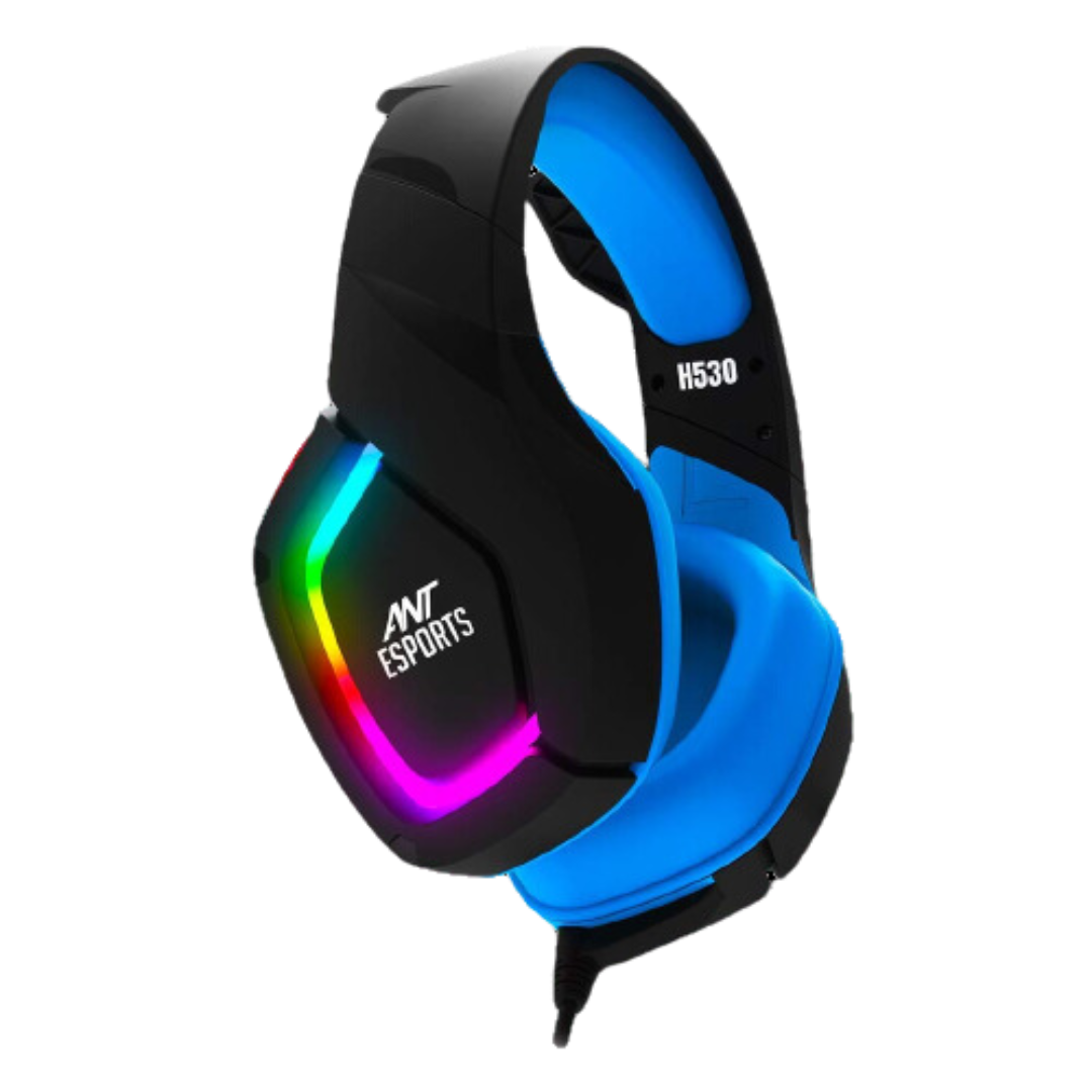 Ant Esports H530 RGB Gaming Headset - 40mm Speaker, 20Hz-20Khz Frequency, 32? Impedance
