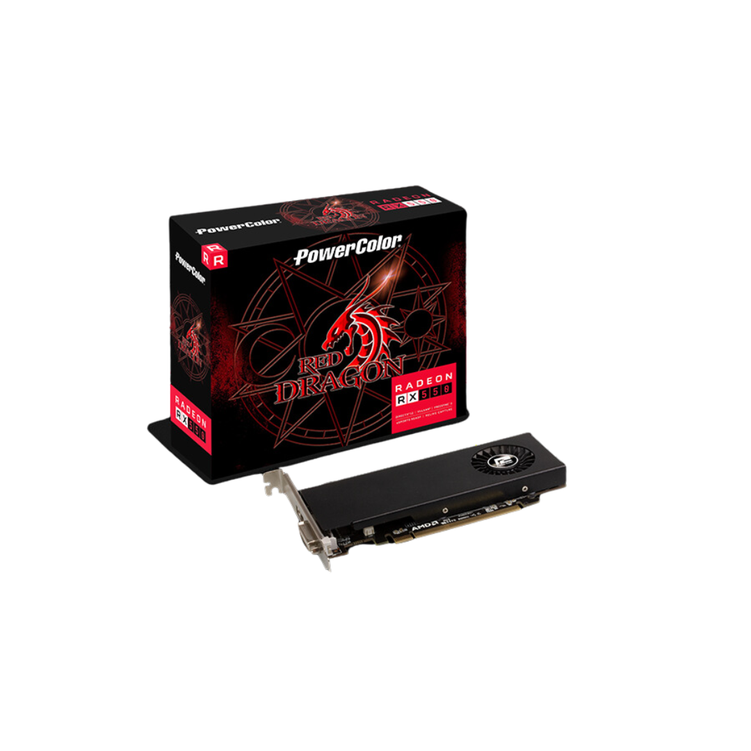 PowerColor RX 550 4GB Red Dragon Graphics Card