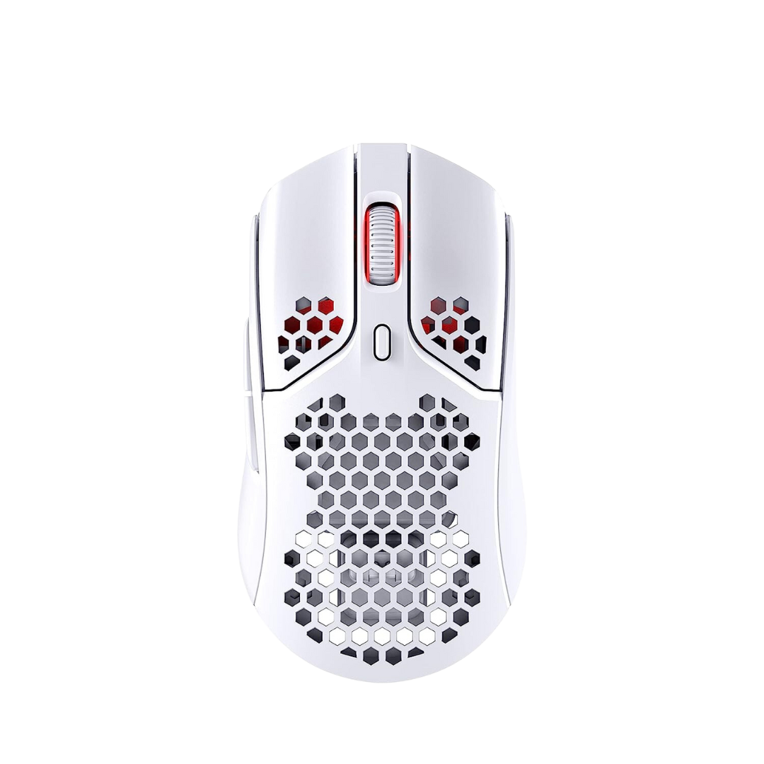 HyperX Pulsefire Haste 16000 DPI Wireless RGB Gaming Mouse White