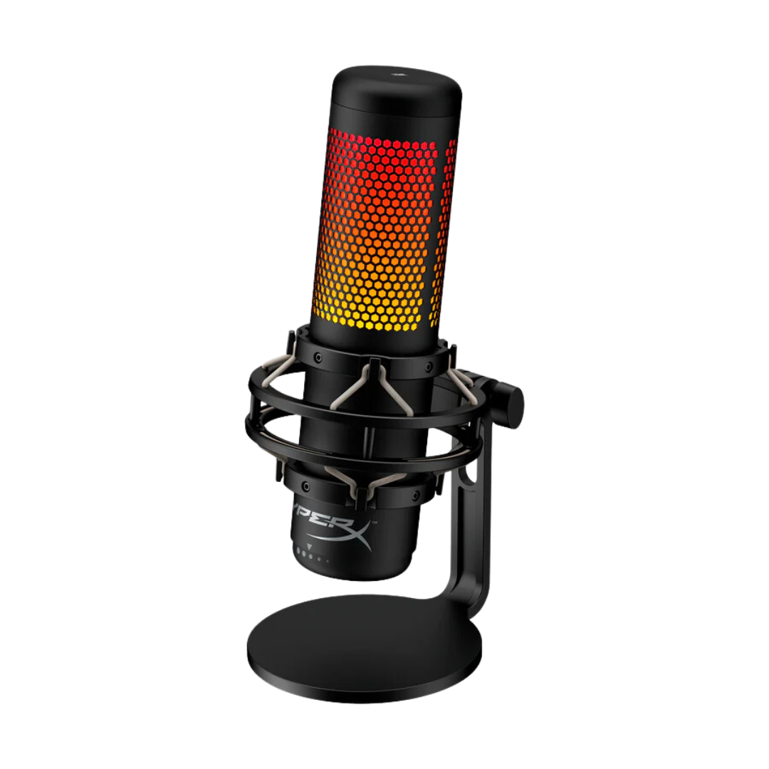 HyperX QuadCast S RGB USB Condenser Microphone - Three 14mm Electret Capsules