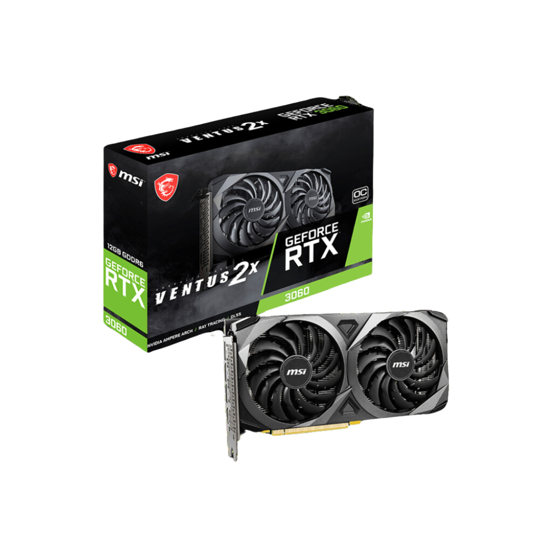 MSI RTX 3060 Ventus 2X OC LHR 12GB Gaming Graphics Card