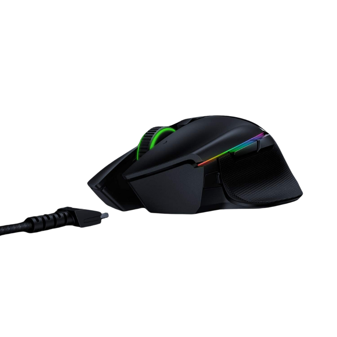 RAZER Basilisk Ultimate Rechargeable Wireless Optical Gaming Mouse Black RGB Light 100 Hours 5.12 x 2.36 x 1.65 109 12 China