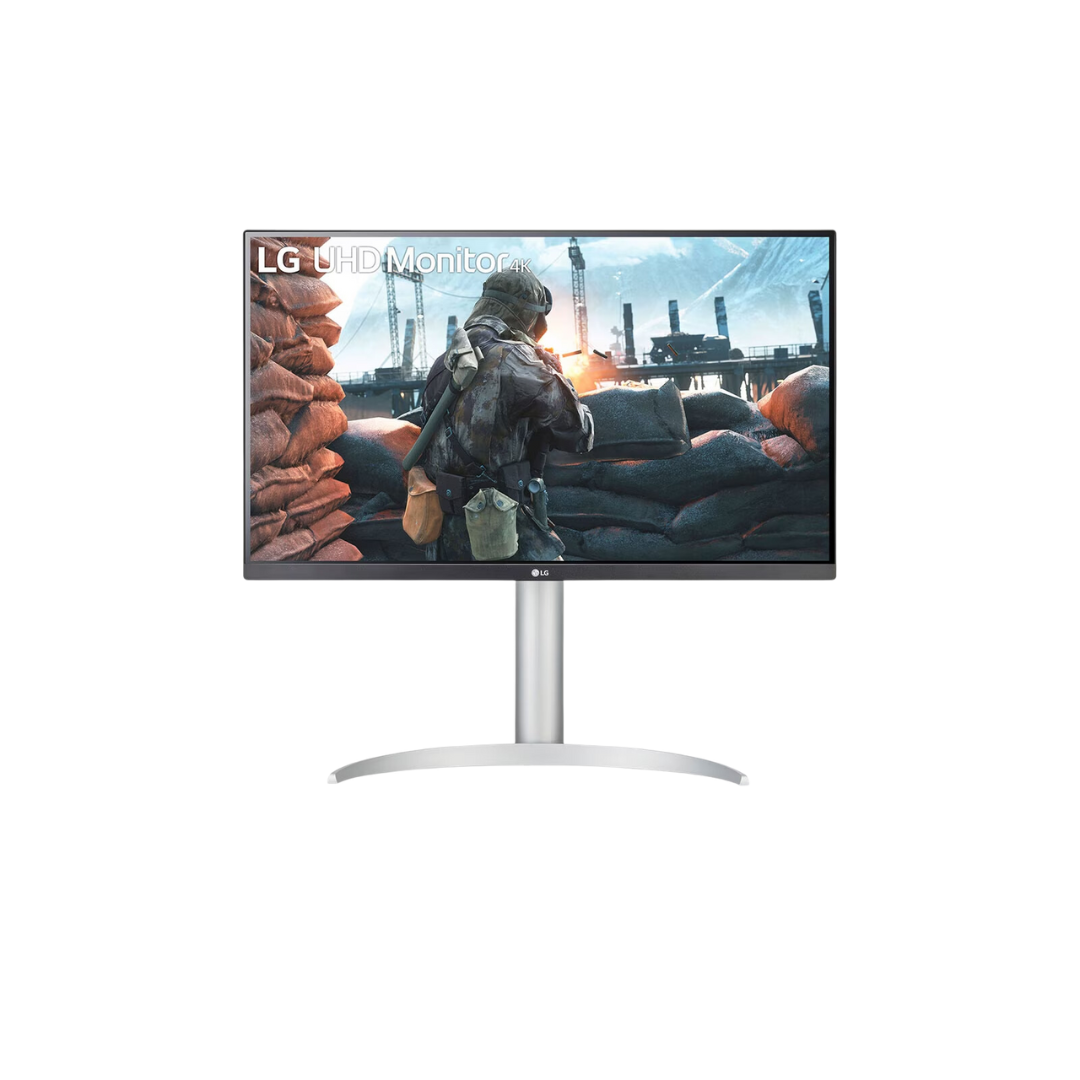 LG 27UP650 4K IPS 60Hz Monitor White 2*HDMI/DP/Height Adj/Pivot