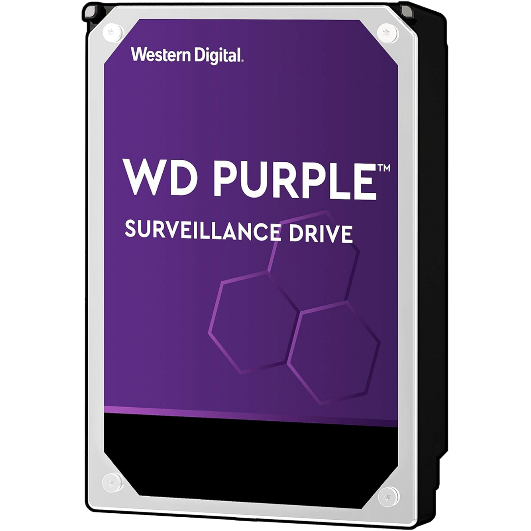 WD Purple 4TB Surveillance Hard Drive 64MB 5400RPM CMR SATA 110MB/s WD40PURZ