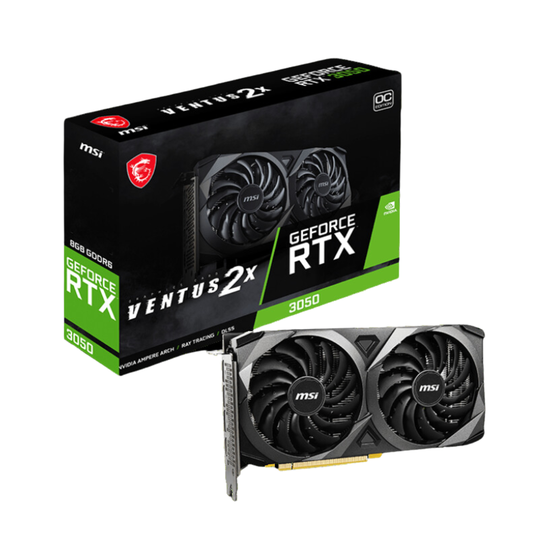 MSI GeForce RTX 3050 VENTUS 2X 8G OC Graphics Card