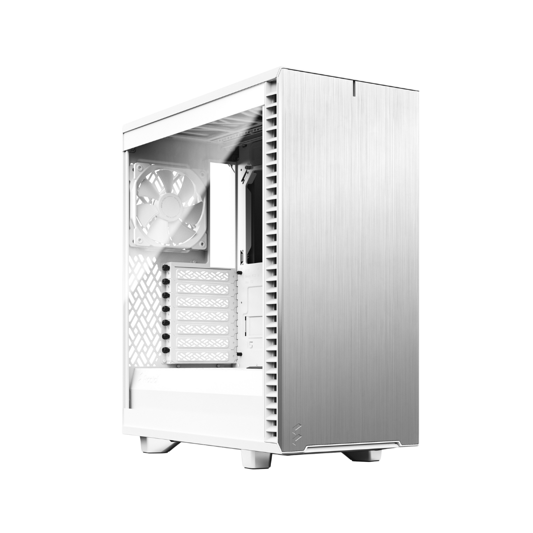 Fractal Design Define 7 Compact White Solid Cabinet with USB 3.1 Gen 2 Type-C Interface