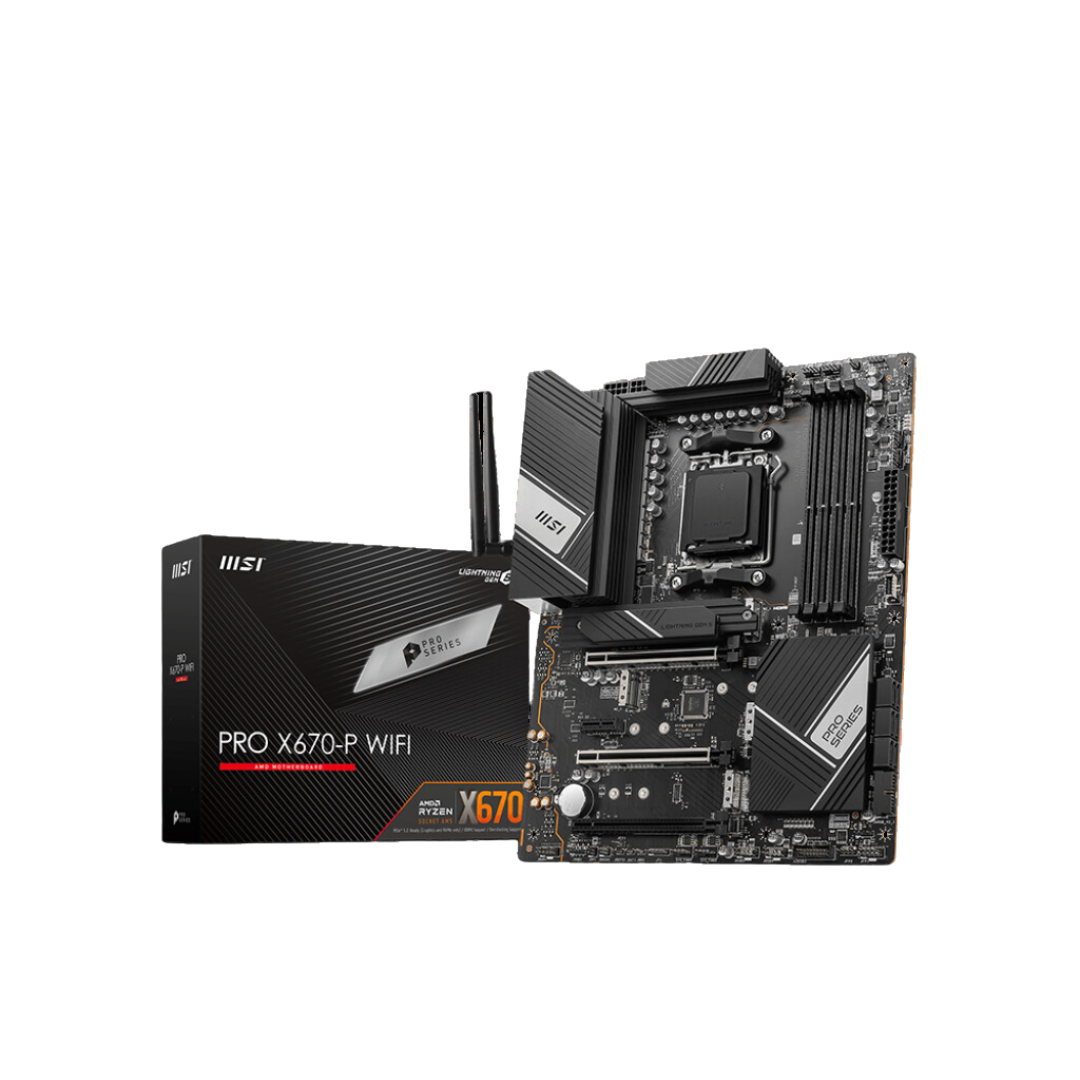 MSI PRO X670-P WIFI Motherboard for AMD Ryzen CPUs