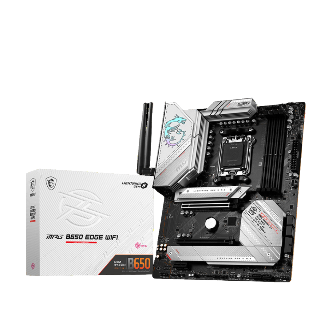 MSI MPG B650 EDGE WIFI Motherboard for AMD Ryzen 8000/7000 CPUs