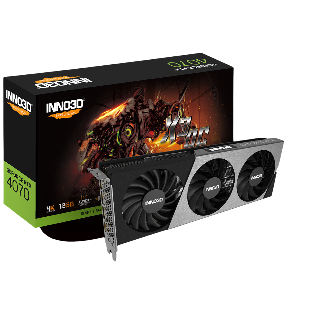 Inno3d Geforce RTX 4070 X3 OC 12GB GDDR6X Graphic Card