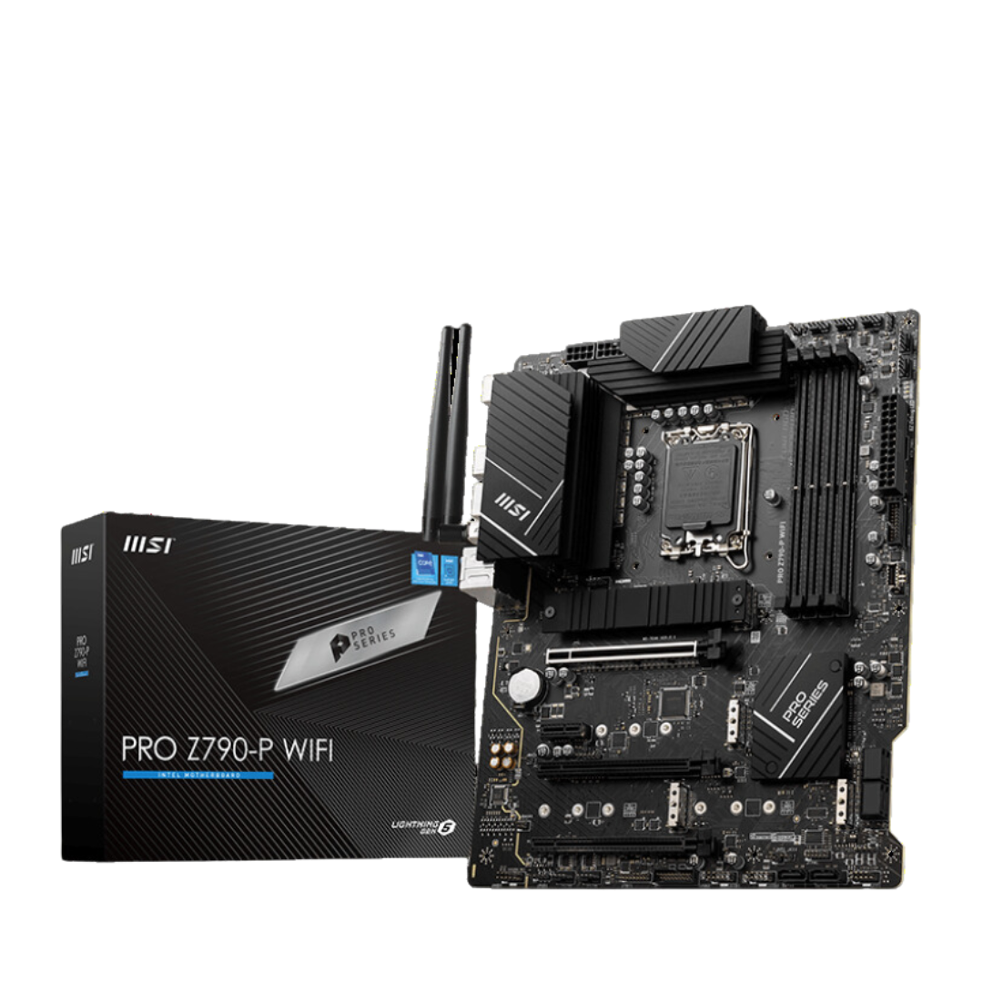 MSI PRO Z790-P WIFI DDR5 Motherboard with Intel Wi-Fi 6E and Intel 2.5Gbps LAN