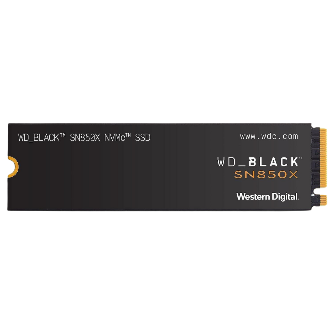 WD Black™ SN850 X PCIE Gen4 1TB SSD - 7300MB/s Read, 6300MB/s Write - WDS100T2X0E