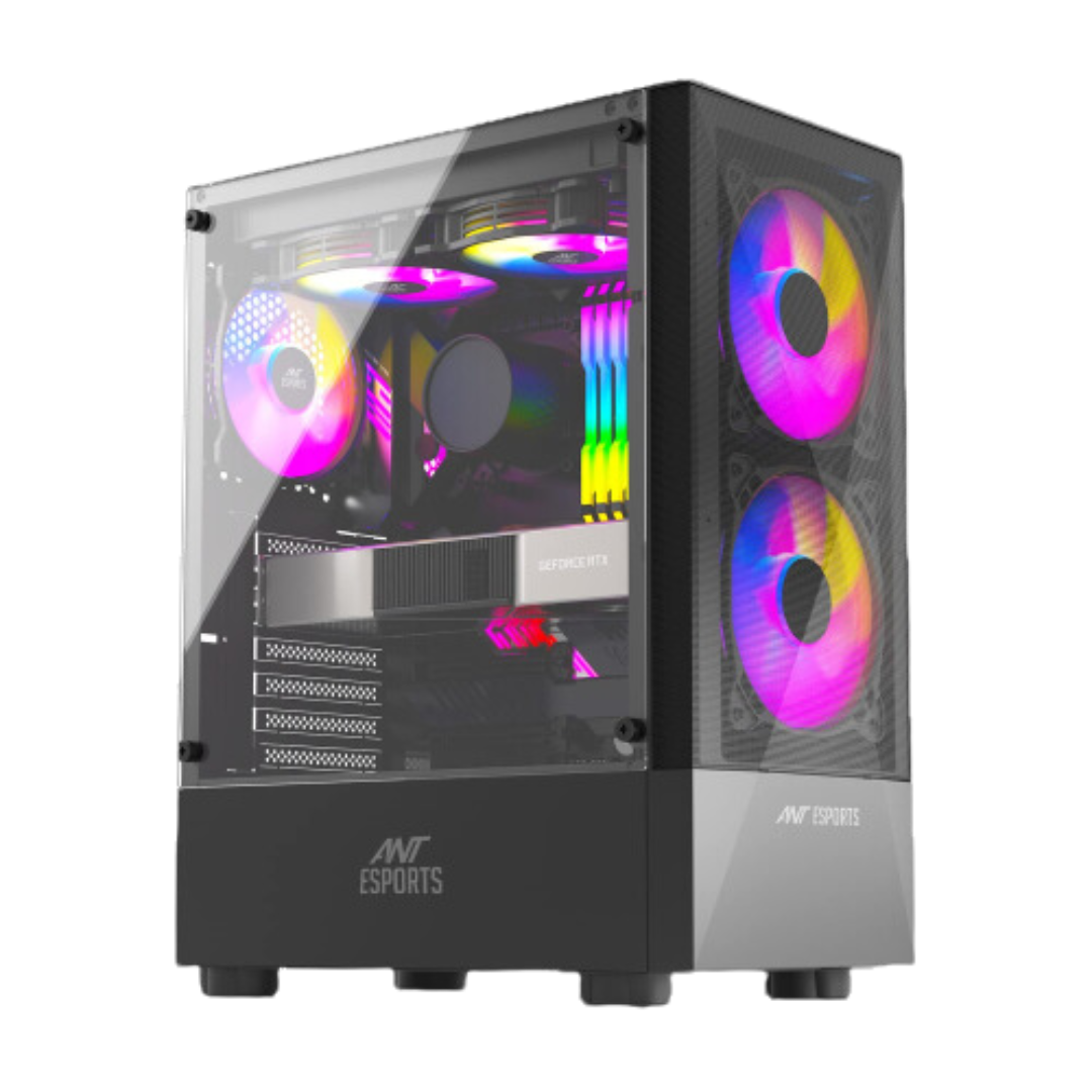 Ant Esports ICE-100 Auto RGB Mid Tower Cabinet