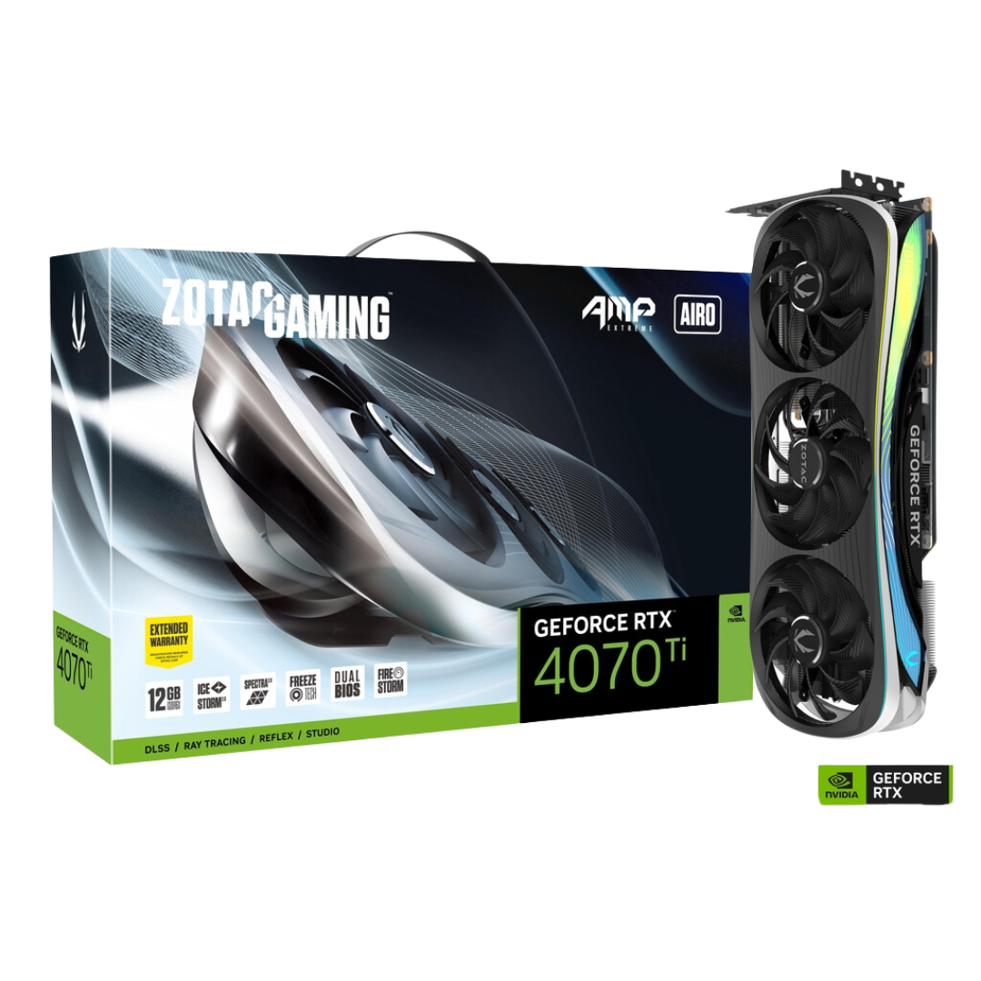 ZOTAC RTX 4070 Ti AMP Extreme AIRO 12GB Gaming Graphics Card