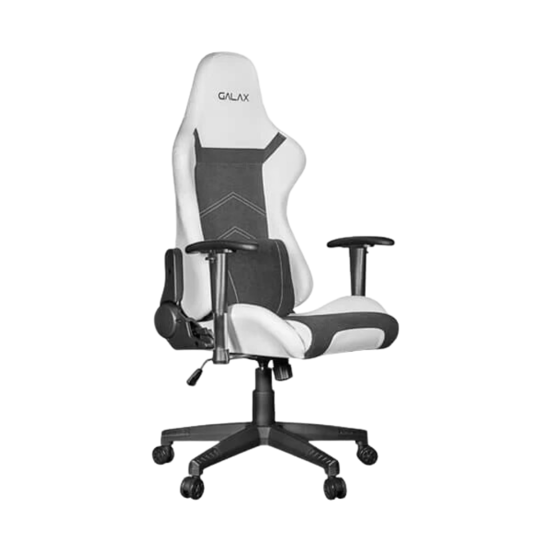 GALAX 04 White PVC Leather Chair - 90-180° Recline - SGS Certified 100mm Class 3