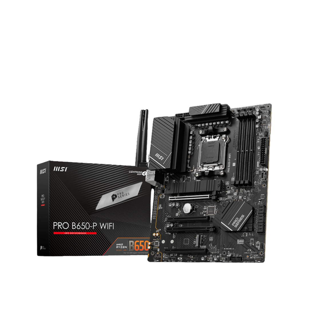 MSI PRO B650-P WIFI ATX Motherboard with AMD Ryzen 8000/7000 CPU Support - | Buy Online at Shwetha Computers