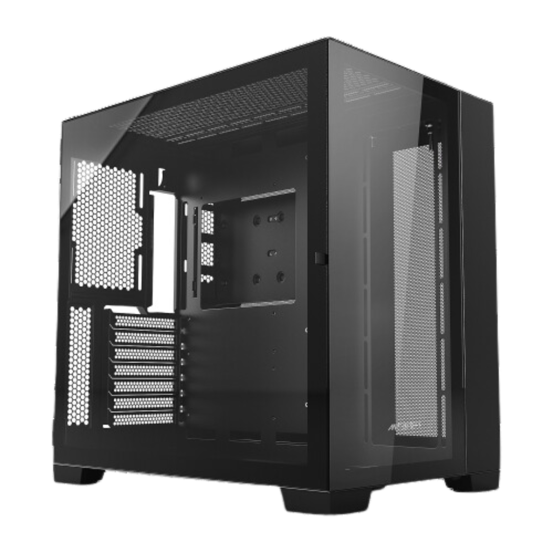 Ant Esports Crystal XL Black Chassis with Tempered Glass