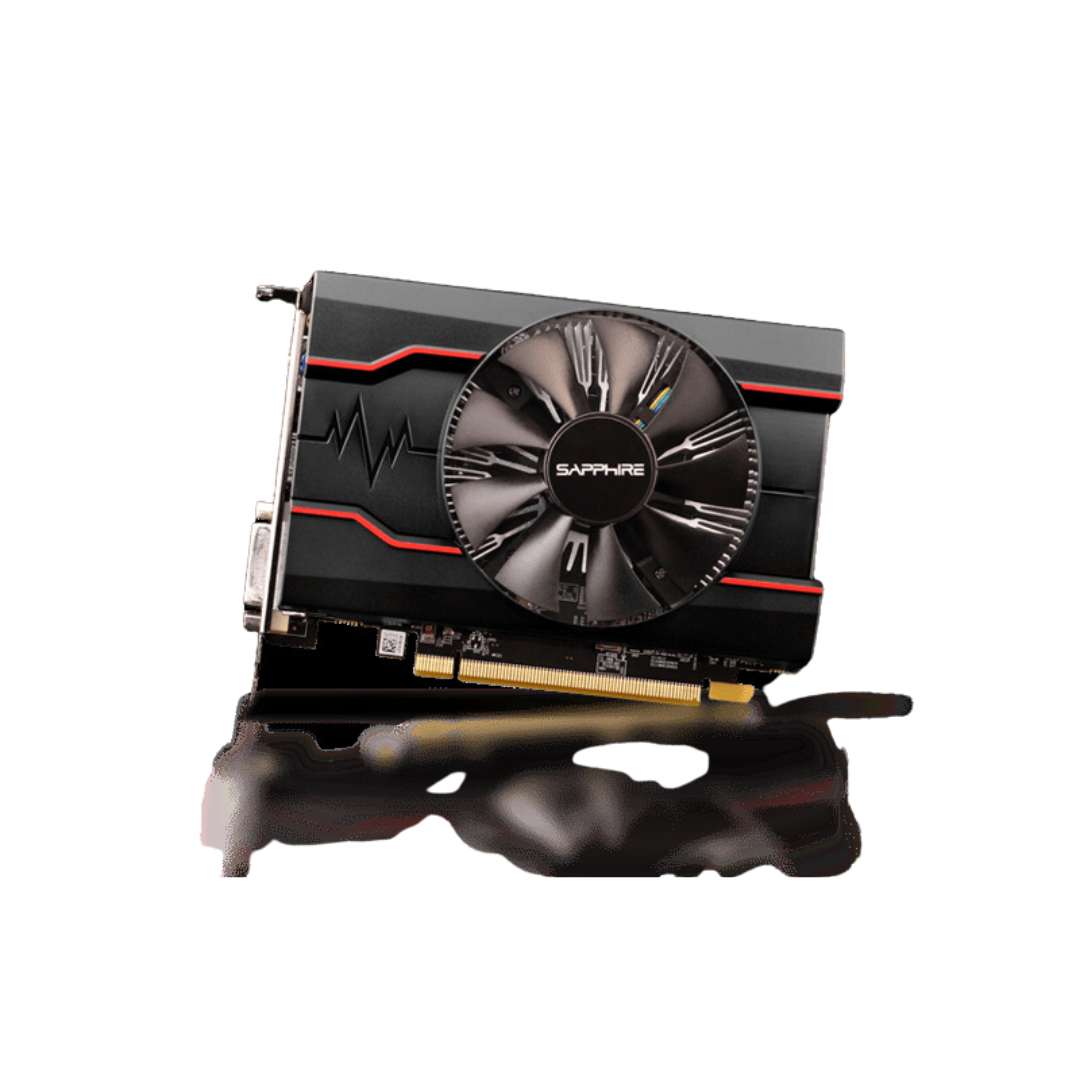 Sapphire RX 550 Pulse OC 4GB Graphics Card, 512 Stream Processors, 4GB GDDR5/128-bit Memory, Single Fan Cooling