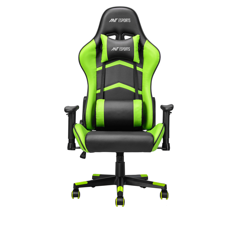 Ant Esports 9077 Adjustable Ergonomic Gaming Chair (Black & Green)