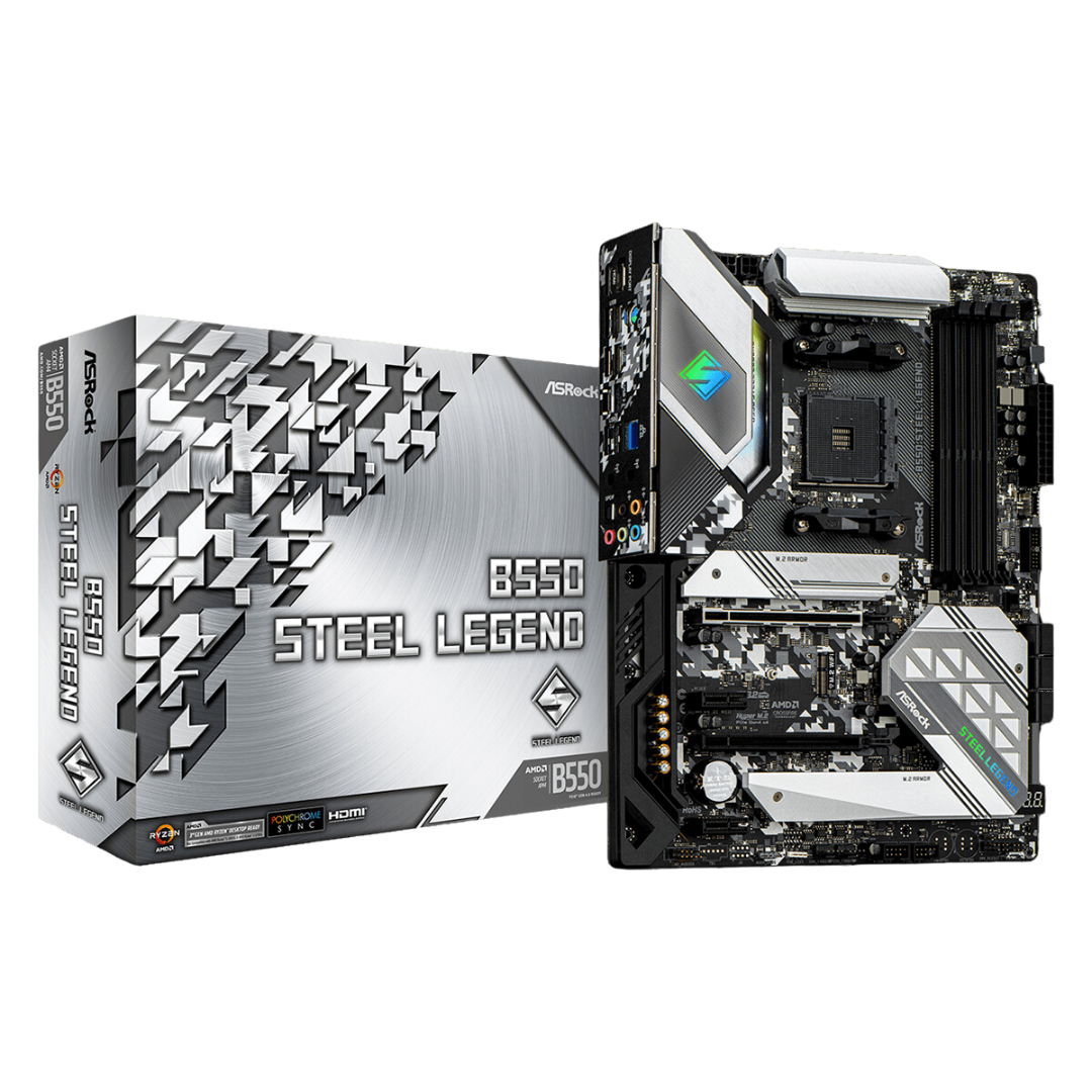 ASRock B550 Steel Legend Gen4 Motherboard