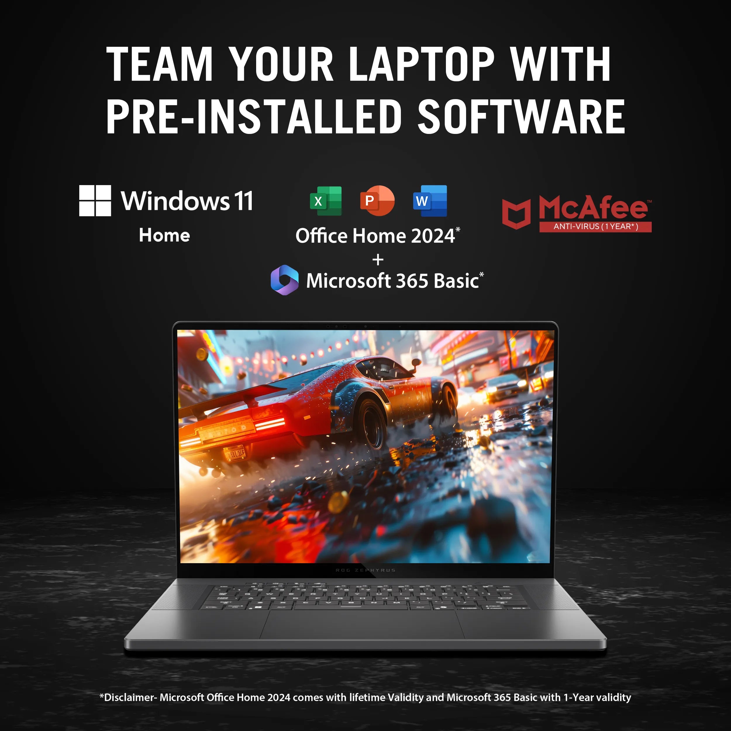 Asus ROG Zephyrus G16, Gaming Laptop, Intel Core Ultra 9 285H, RTX 5080 GPU, 32GB, 2TB PCIe® 4.0 NVMe™ M.2 SSD, 40.64 cms (16) ,2.5K, GU605CW-QR133WS - | Buy Online at Shwetha Computers