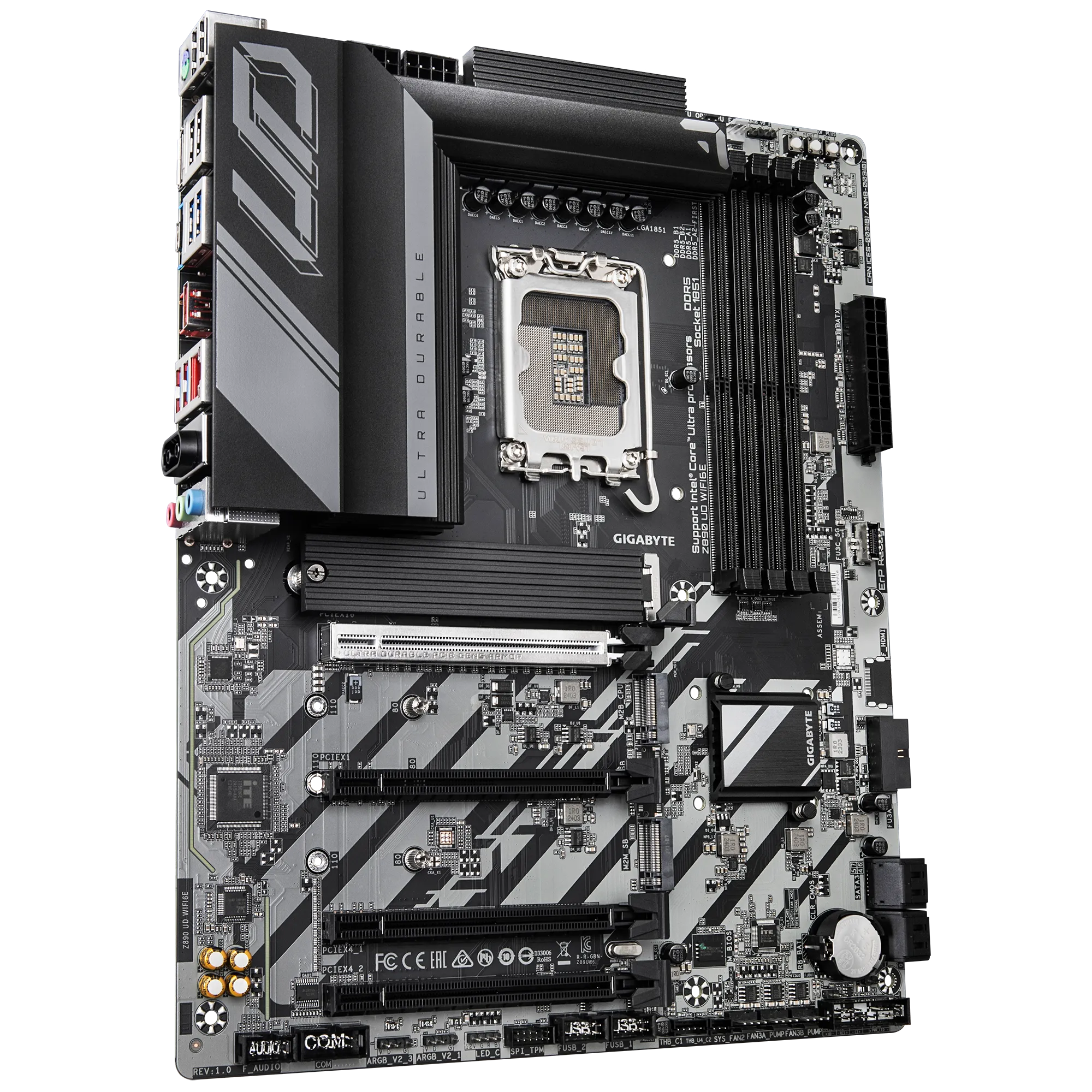 Gigabyte Z890 UD WIFI6E LGA 1851 ATX Motherboard (Matte Black)