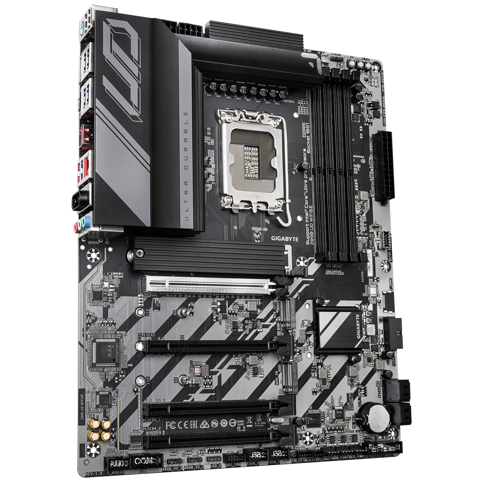 Gigabyte Z890 UD WIFI6E LGA 1851 ATX Motherboard (Matte Black)