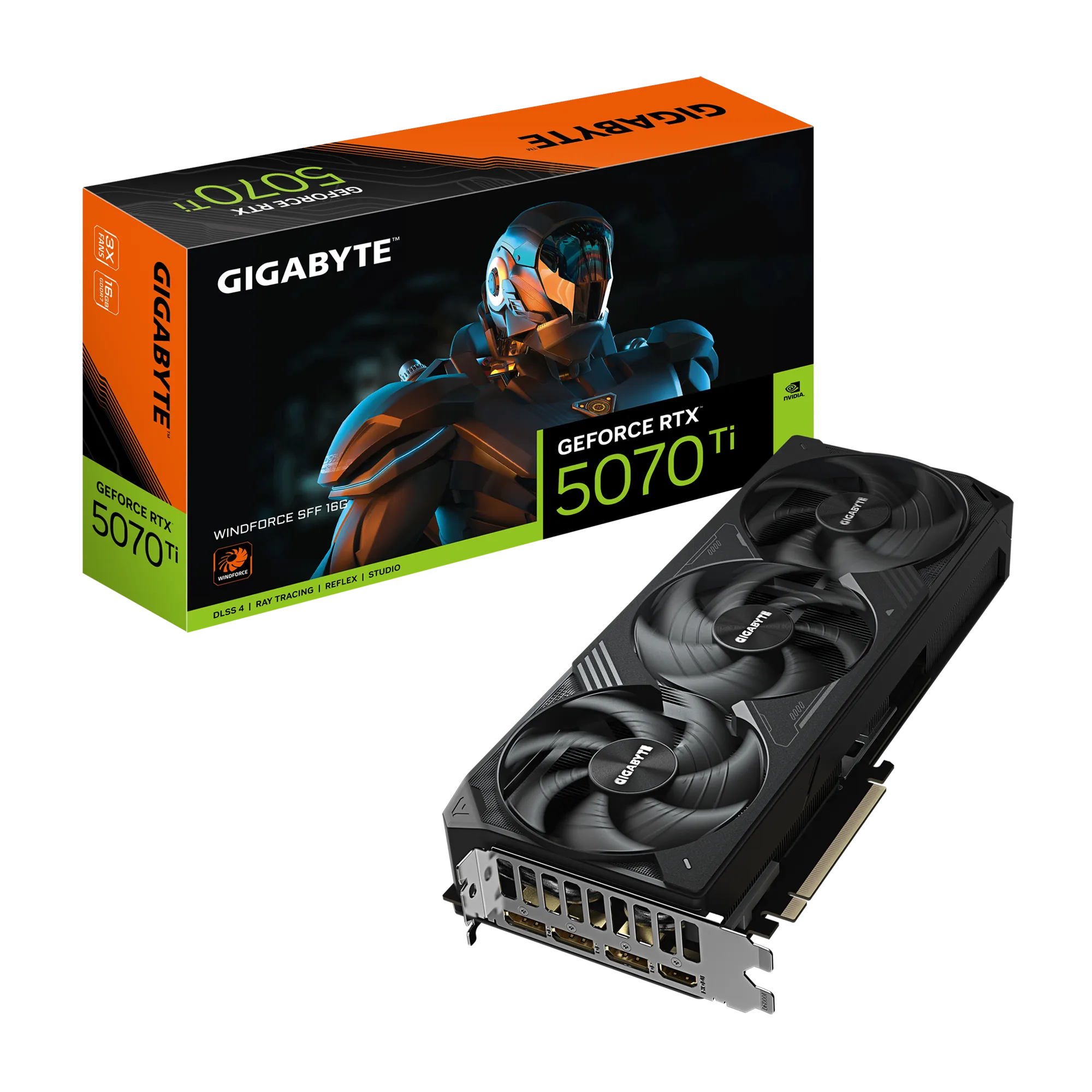 Gigabyte GeForce RTX 5070 Ti WINDFORCE SFF 16GB GDDR7 Graphics Card - | Buy Online at Shwetha Computers