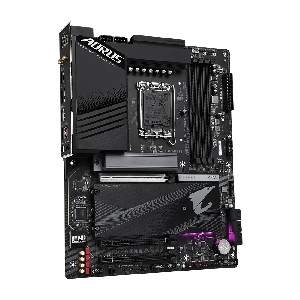 Gigabyte Z790 AORUS ELITE AX DDR5 ATX Motherboard - LGA1700, Intel Z790, DDR5 7600(O.C.), WiFi 6E, PCIe 5.0, USB 3.2 Gen 2x2, Windows 11 Support