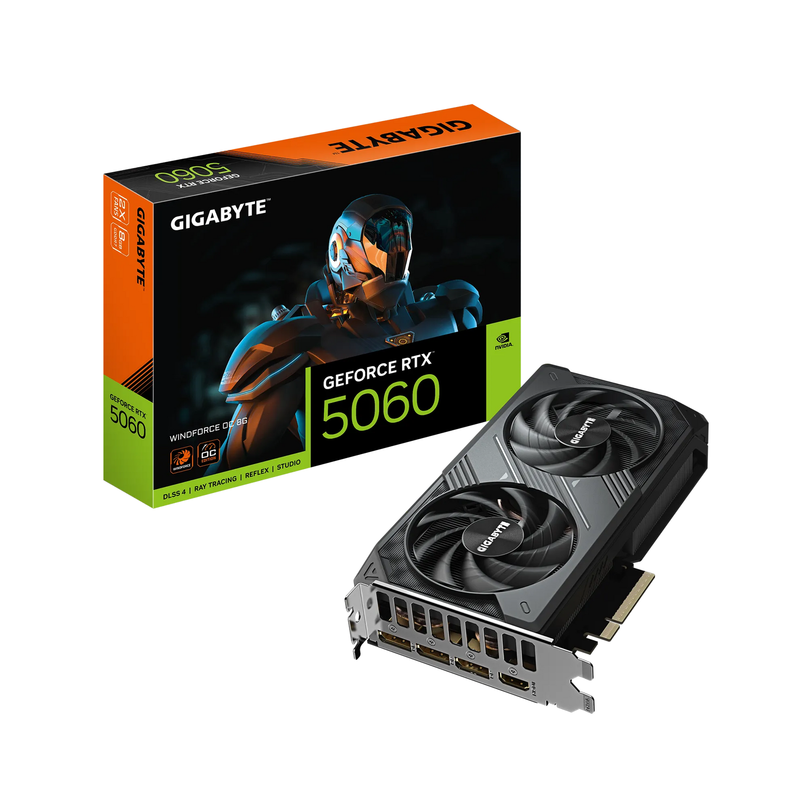 Gigabyte RTX 5060 WINDFORCE OC 8G GDDR7 Graphics Card