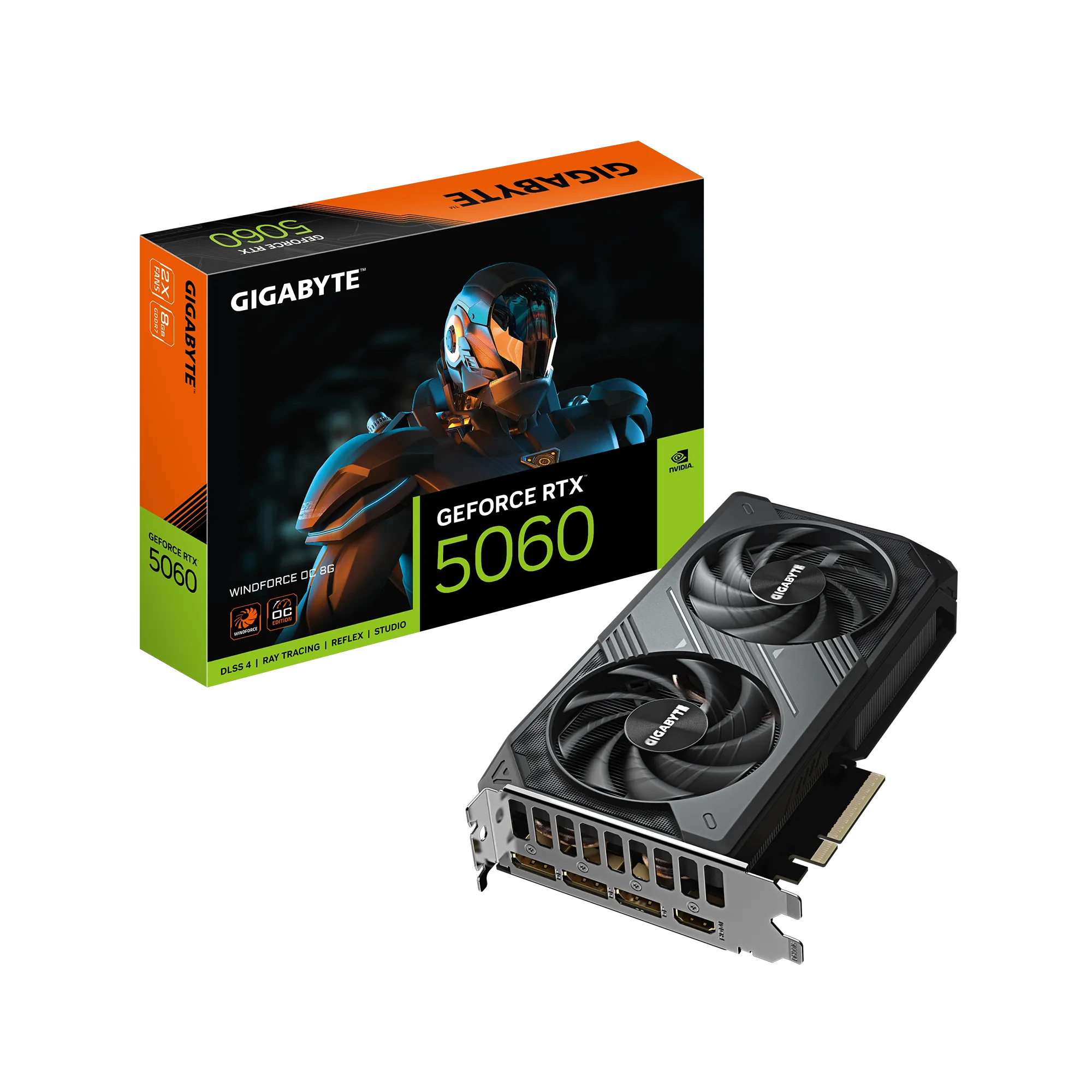 Gigabyte RTX 5060 WINDFORCE OC 8G GDDR7 Graphics Card