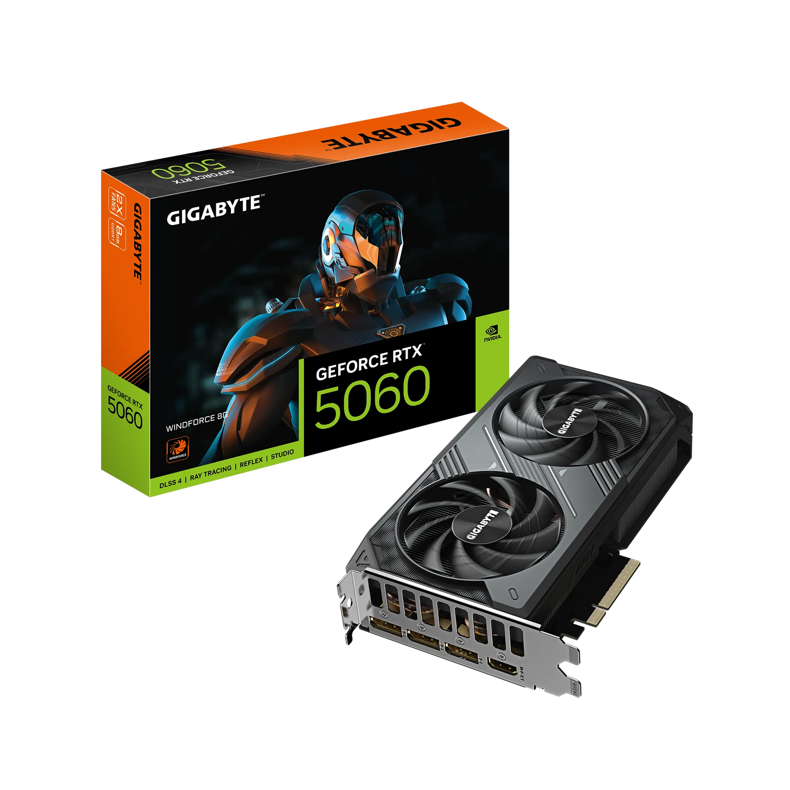 Gigabyte RTX 5060 WINDFORCE 8G GDDR7 Graphics Card