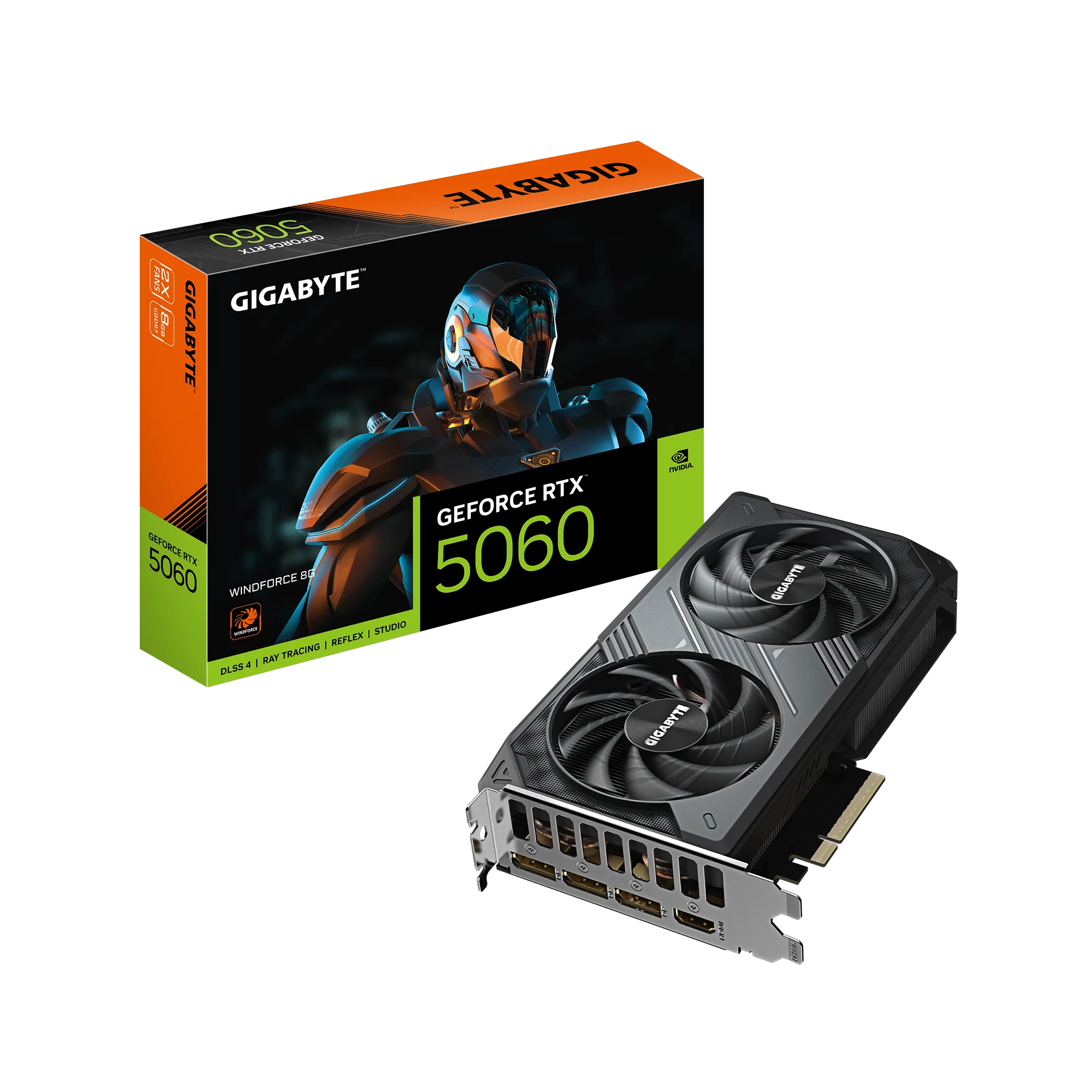 Gigabyte RTX 5060 WINDFORCE 8G GDDR7 Graphics Card
