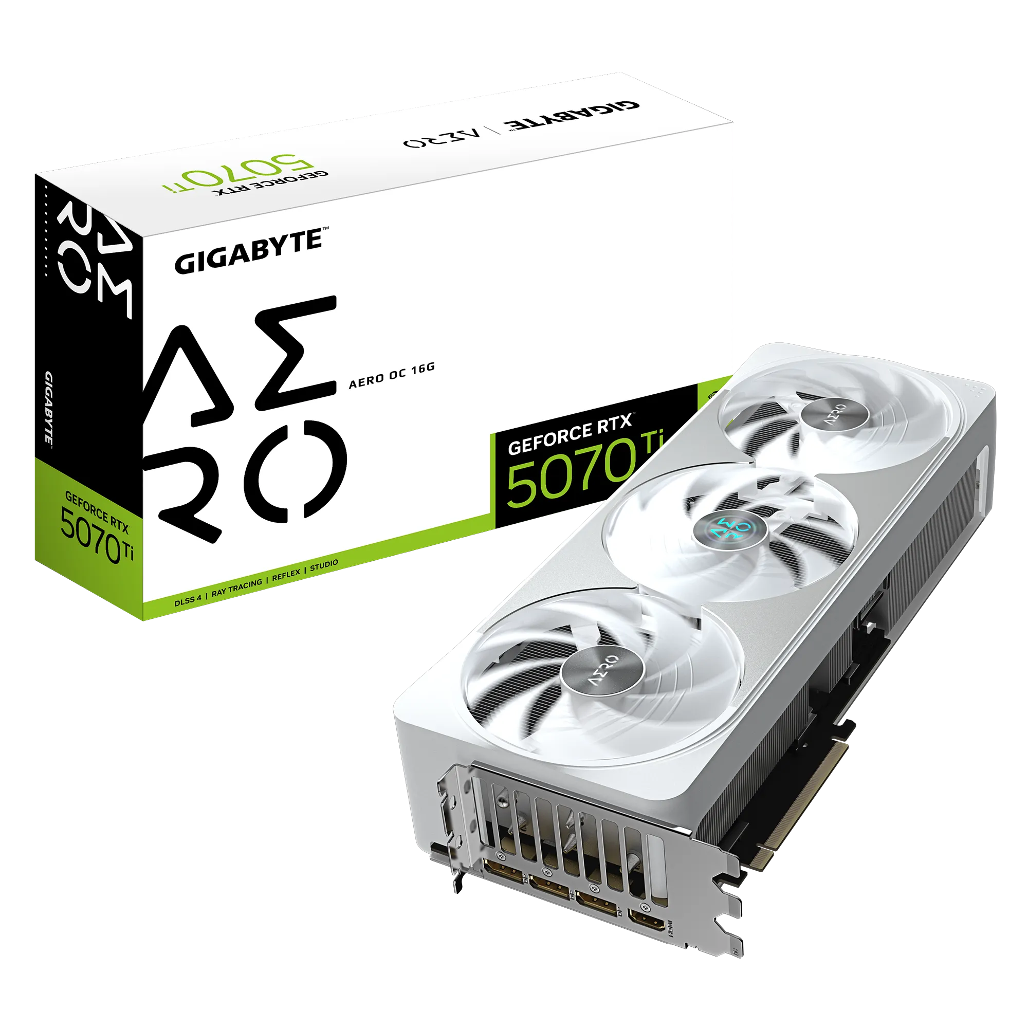 Gigabyte GeForce RTX 5070 Ti AERO OC 16GB GDDR7 Graphics Card - | Buy Online at Shwetha Computers