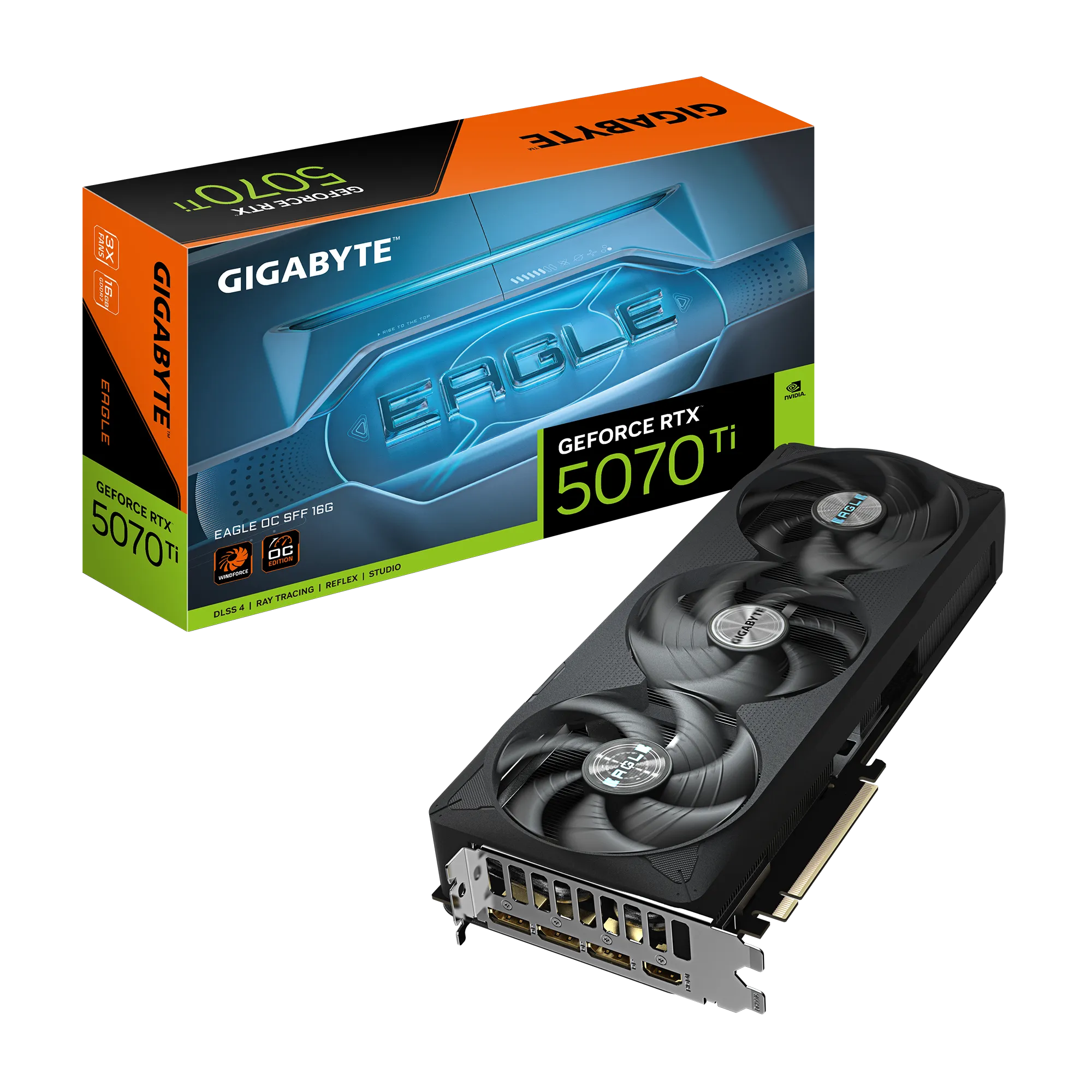 Gigabyte GeForce RTX 5070 Ti EAGLE OC SFF 16GB GDDR7 Graphics Card - | Buy Online at Shwetha Computers