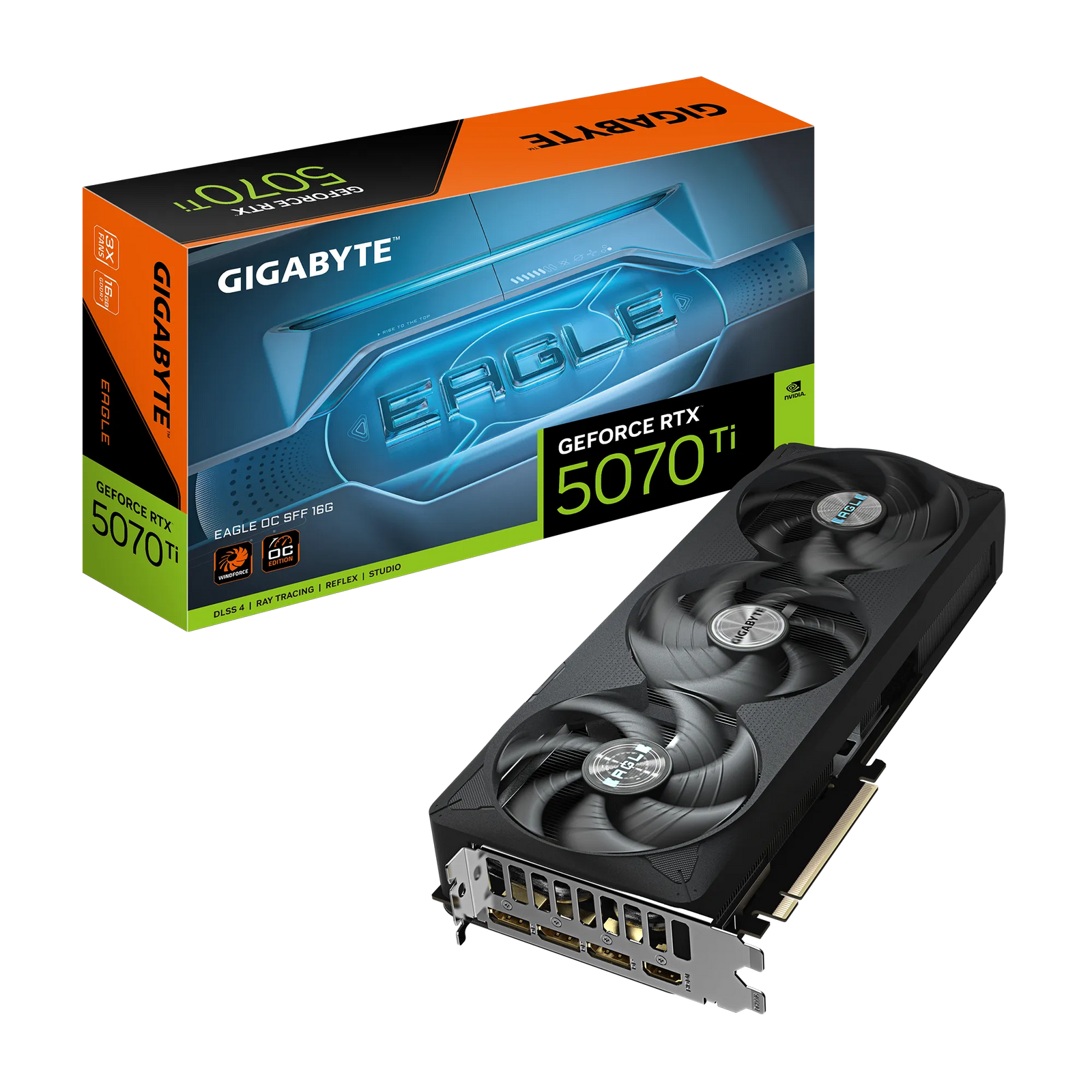 Gigabyte GeForce RTX 5070 Ti EAGLE OC SFF 16GB GDDR7 Graphics Card - | Buy Online at Shwetha Computers