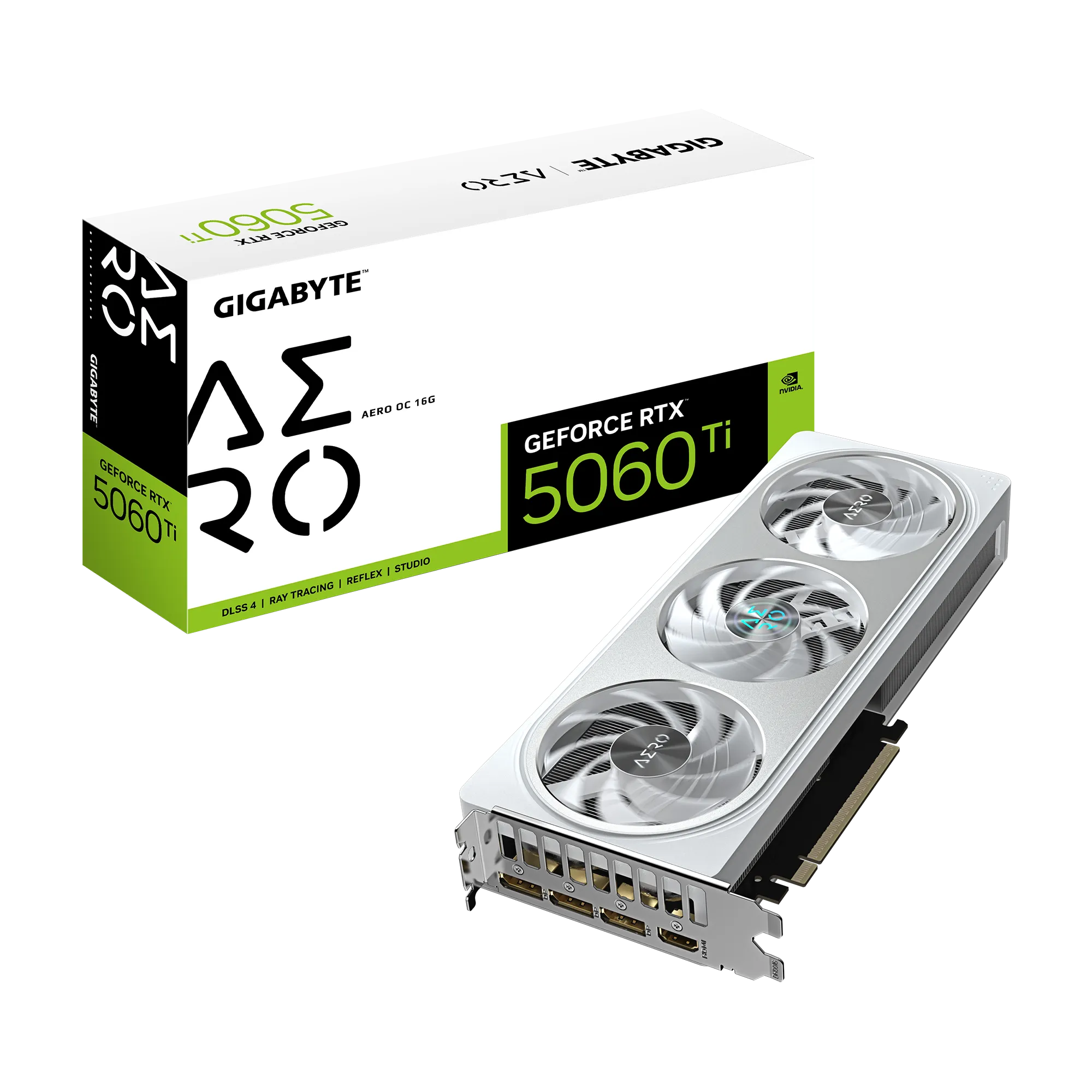 Gigabyte GeForce RTX™ 5060 Ti AERO OC 16GB GDDR7 Graphics Card - | Buy Online at Shwetha Computers