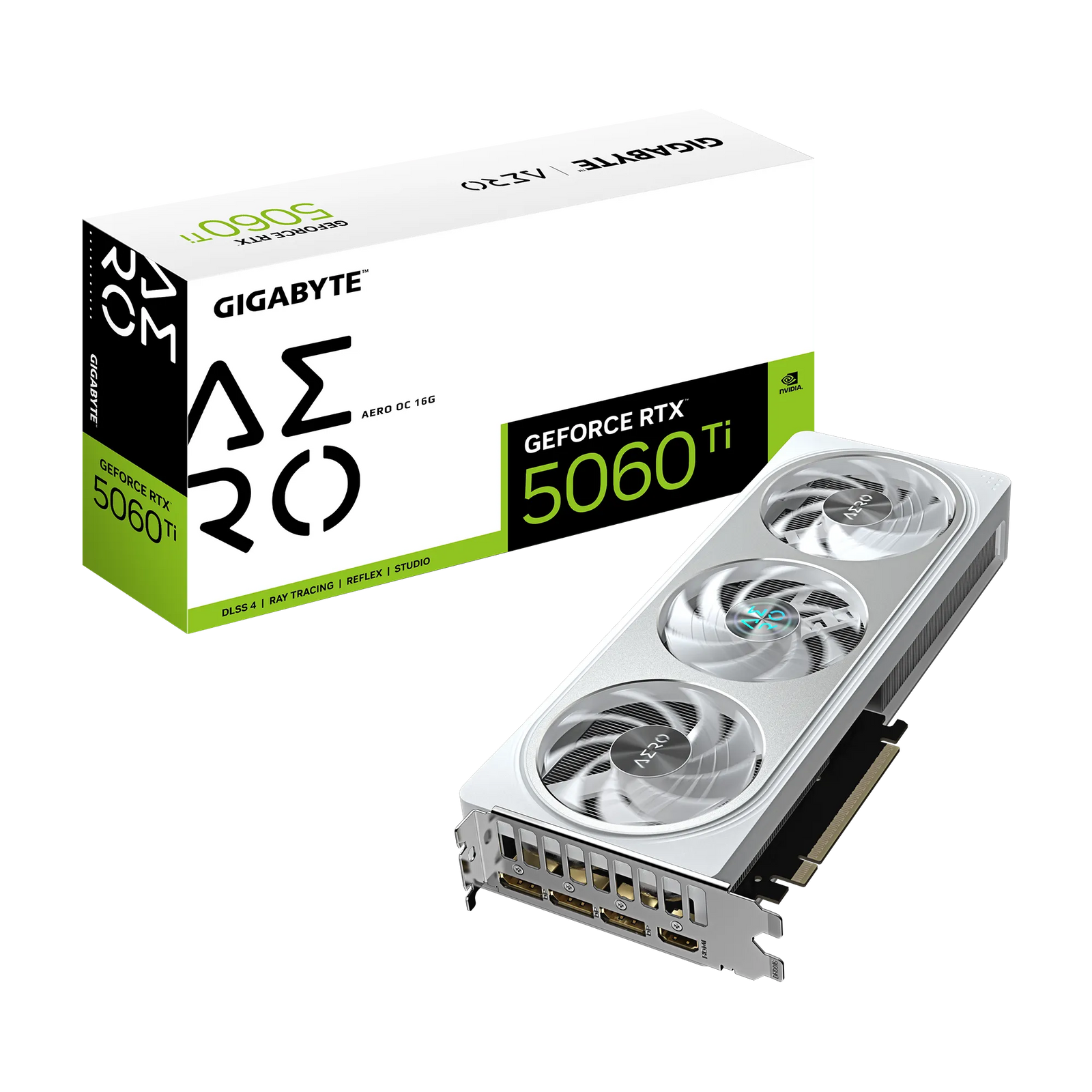 Gigabyte GeForce RTX™ 5060 Ti AERO OC 16GB GDDR7 Graphics Card - | Buy Online at Shwetha Computers