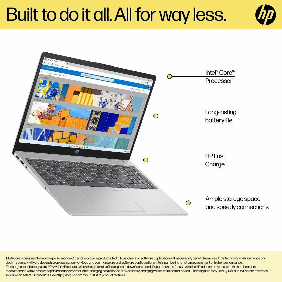 HP 15 Gaming Laptop Intel Core i3 processor, 8GB, 512GB SSD, Intel Graphics, 15.6" FHD, 15-FD0582TU - | Buy Online at Shwetha Computers