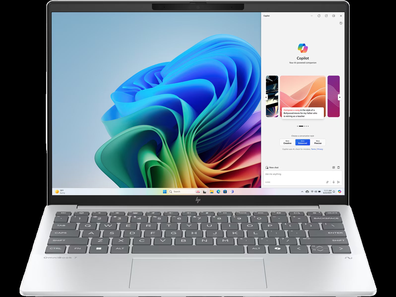 HP Omni Book 7 Gaming Laptop AMD Ryzen AI 5 processor, 16GB, 512GB SSD, AMD Radeon 840M Graphics, 13.3" WQXGA , 13-BG1678AU - | Buy Online at Shwetha Computers